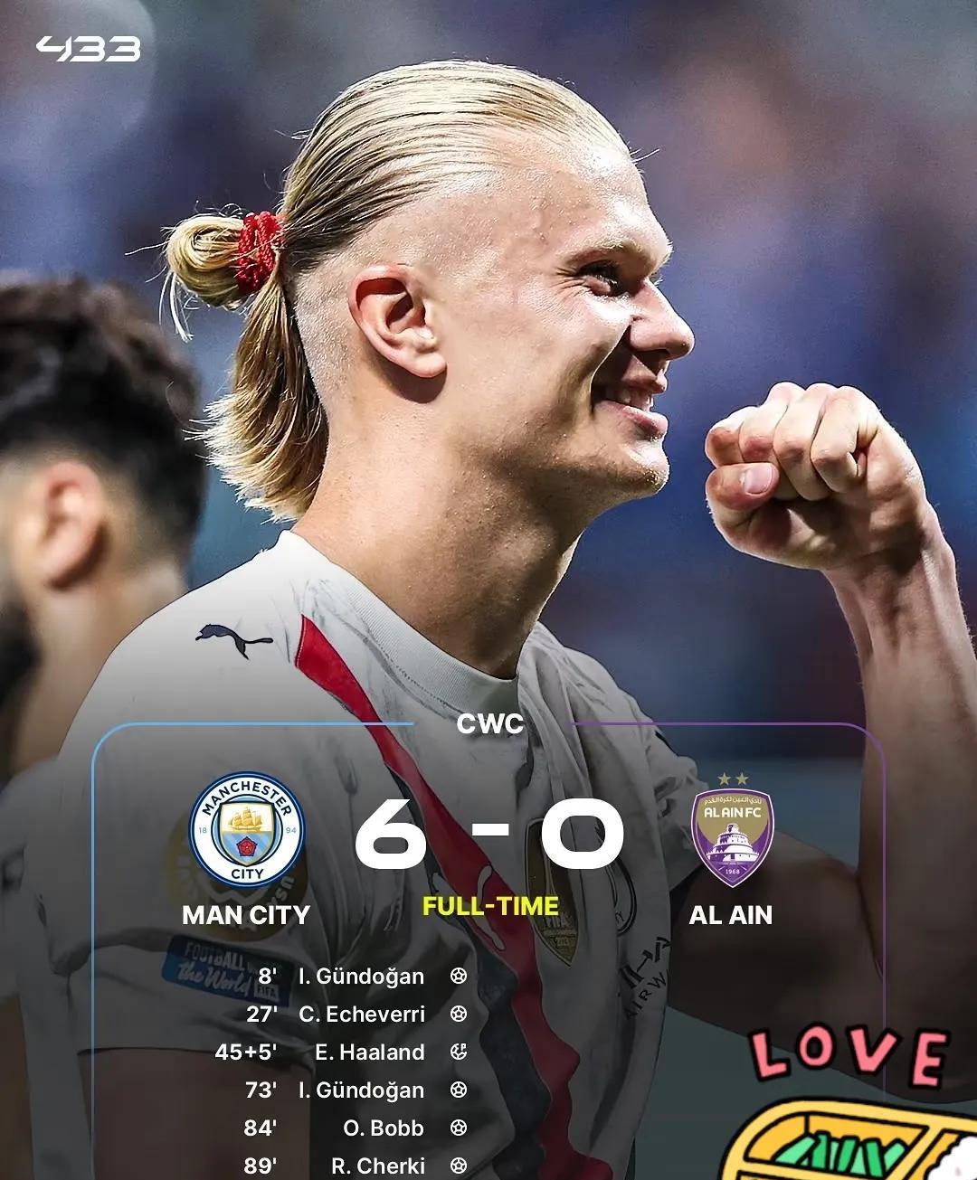 哥伦比亚鏖战曼城，厄德高绝境逆转